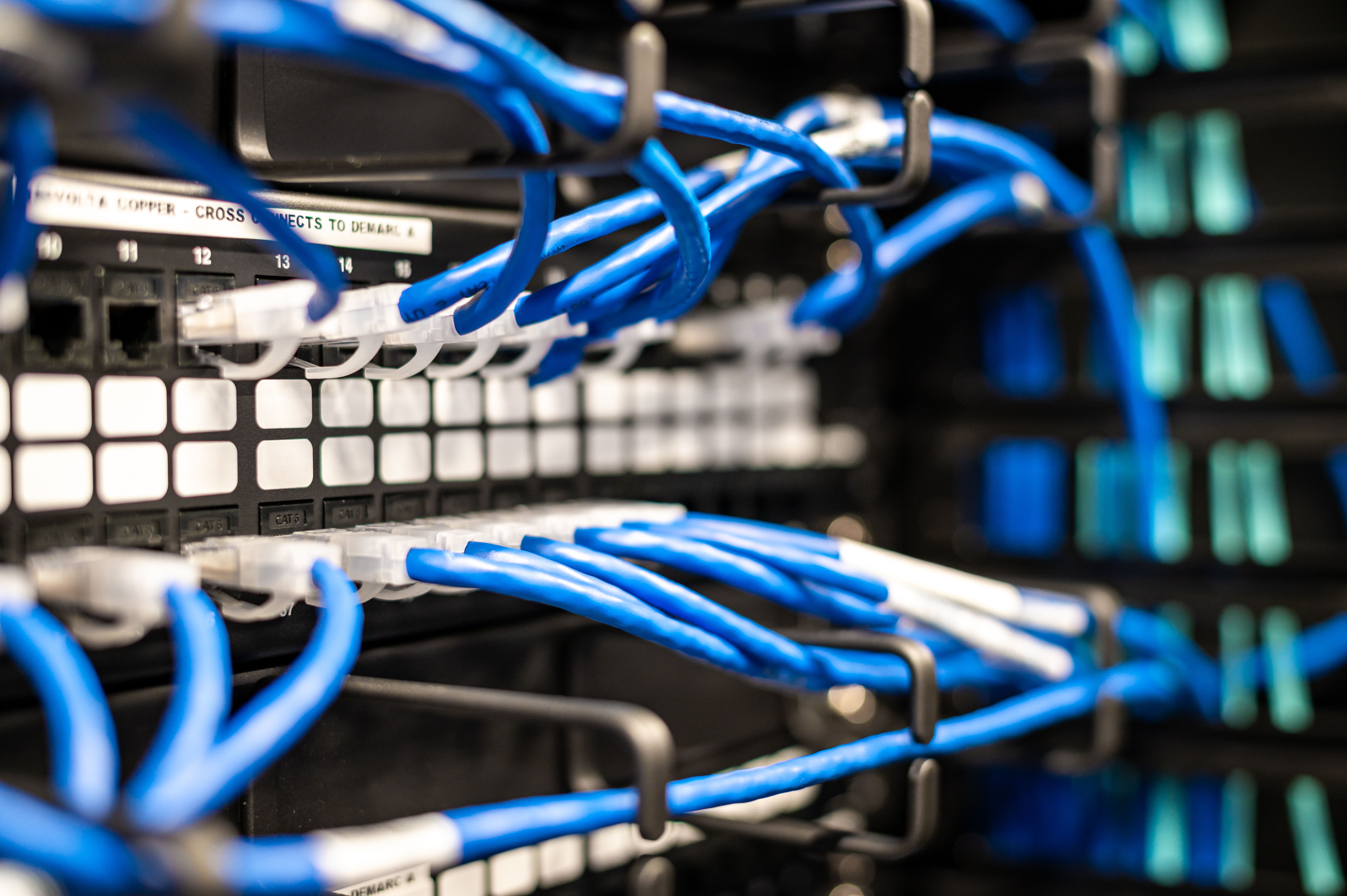 Professional IT technician working on computer systems